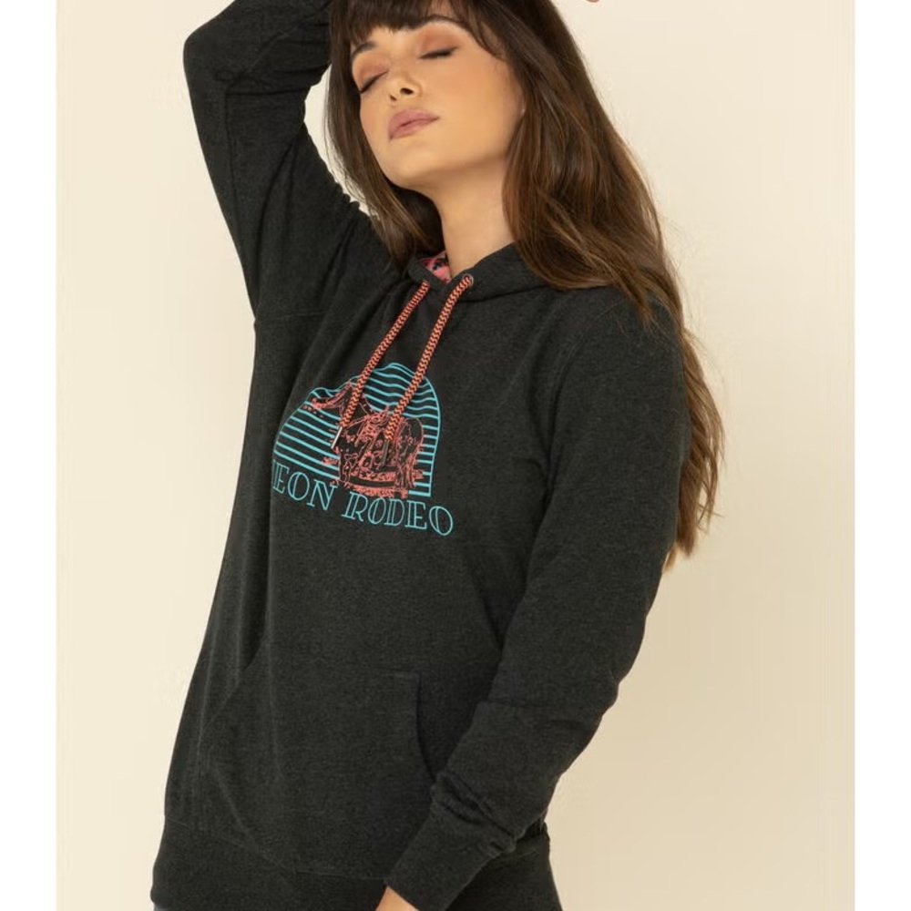 Hooey Neon Rodeo Hoody size medium